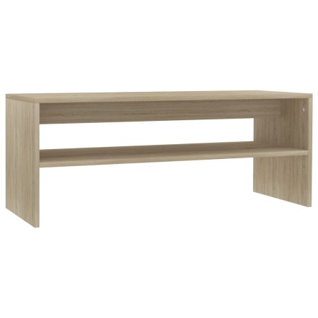 Tavolino da Salotto Rovere Sonoma 100x40x40cm Legno Multistrato