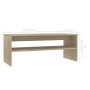 Tavolino da Salotto Rovere Sonoma 100x40x40cm Legno Multistrato