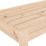 Panca da Giardino 110x38x45 cm in Legno Massello di Pino