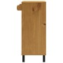 Tavolino da Bar FLAM 92x45x110 cm in Legno Massello di Pino