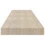 Scaffale a Parete Rovere 90x23,5x3,8 cm in MDF