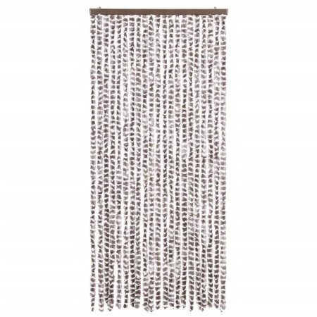 Zanzariera Grigio Talpa e Bianco 90x220 cm Ciniglia