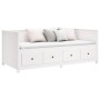Dormeuse Bianca 75x190 cm in Legno Massello di Pino