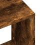 Tavolini Impilabili 2 pz Rovere Fumo in Legno Multistrato