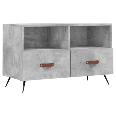 Mobile per TV Grigio Cemento 80x36x50 cm Legno Multistrato