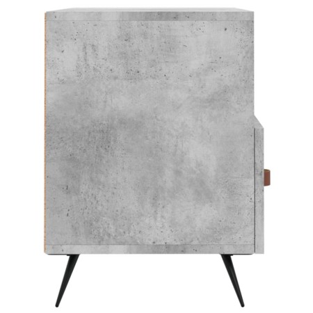 Mobile per TV Grigio Cemento 80x36x50 cm Legno Multistrato