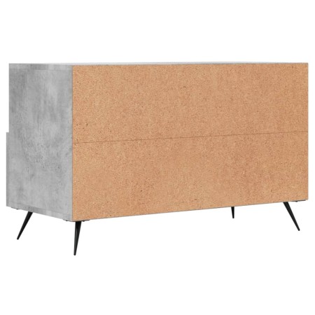 Mobile per TV Grigio Cemento 80x36x50 cm Legno Multistrato