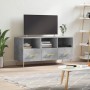 Mobile Porta TV Grigio Cemento 102x36x50 cm Legno Multistrato