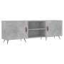 Mobile Porta TV Grigio Cemento 150x30x50cm in Legno Multistrato