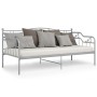 Telaio Divano Letto Grigio in Metallo 90x200 cm