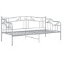 Telaio Divano Letto Grigio in Metallo 90x200 cm