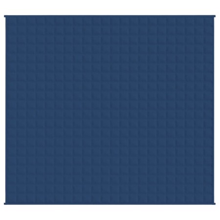 Coperta Ponderata Blu 220x235 cm 15 kg Tessuto