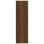 Mensola a Muro Rovere Marrone 75x16x55 cm in Legno Multistrato