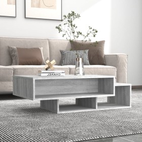 Tavolino da Salotto Grigio Sonoma 105x55x32cm Legno Multistrato