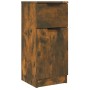 Credenza Rovere Fumo 30x30x70 cm in Legno Multistrato