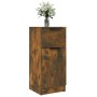 Credenza Rovere Fumo 30x30x70 cm in Legno Multistrato