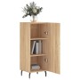 Credenza Rovere Sonoma 34,5x34x90 cm in Legno Multistrato