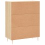 Credenza Rovere Sonoma 69,5x34x90 cm in Legno Multistrato