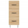 Credenza Rovere Sonoma 34,5x34x90 cm in Legno Multistrato