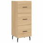 Credenza Rovere Sonoma 34,5x34x90 cm in Legno Multistrato