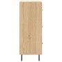 Credenza Rovere Sonoma 34,5x34x90 cm in Legno Multistrato