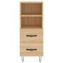 Credenza Rovere Sonoma 34,5x34x90 cm in Legno Multistrato