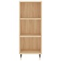 Credenza Rovere Sonoma 34,5x32,5x90 cm in Legno Multistrato