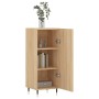 Credenza Rovere Sonoma 34,5x34x90 cm in Legno Multistrato