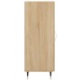 Credenza Rovere Sonoma 34,5x34x90 cm in Legno Multistrato