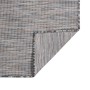 Tappeto da Esterni a Tessitura Piatta 140x200 cm Marrone e Blu