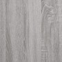 Mobile Porta Dischi Grigio Sonoma 84,5x38x48 Legno Multistrato
