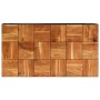 Tavolino 110x60x40 cm in Legno Massello di Acacia e Acciaio