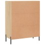 Credenza Rovere Sonoma 69,5x34x90 cm in Legno Multistrato