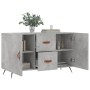 Credenza Grigio Cemento 100x36x60 cm in Legno Multistrato