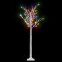 Albero Natale 140 LED 1,5 m Salice Colorato Interno Esterno