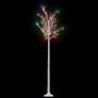 Albero Natale 200 LED 2,2 m Salice Colorato Interno Esterno