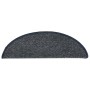 Tappetini per Scale 15 pz Blu Scuro 56x17x3 cm