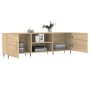 Mobile Porta TV Rovere Sonoma 150x30x50 cm in Legno Multistrato