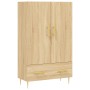 Credenza Rovere Sonoma 69,5x31x115 cm in Legno Multistrato