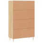 Credenza Rovere Sonoma 69,5x31x115 cm in Legno Multistrato