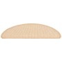 Tappetini per Scale 15 pz Crema 56x17x3 cm