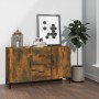 Credenza Rovere Fumo 100x36x60 cm in Legno Multistrato