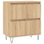 Credenza Rovere Sonoma 60x35x70 cm in Legno Multistrato