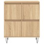 Credenza Rovere Sonoma 60x35x70 cm in Legno Multistrato