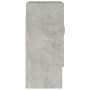 Armadietto a Muro Grigio Cemento 60x31x70 cm Legno Multistrato