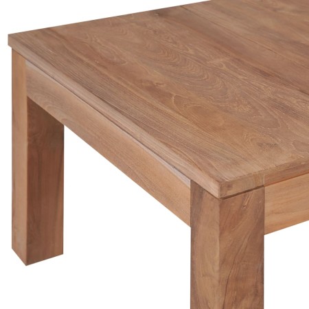 Tavolino da Salotto Legno Massello di Teak Naturale 60x60x40 cm