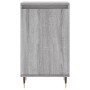 Credenze 2 pz Grigio Sonoma 40x35x70 cm in Legno Multistrato