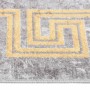 Tappeto Lavabile 80x300 cm Grigio Antiscivolo