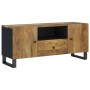 Mobile TV 105x33,5x46cm Legno Massello Mango Legno Multistrato