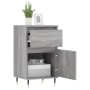 Credenze 2 pz Grigio Sonoma 40x35x70 cm in Legno Multistrato